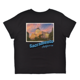 Sacramento California Stamp Boyfriend Tee