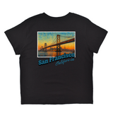 San Francisco California Stamp Boyfriend Tee