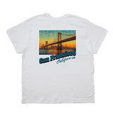 San Francisco California Stamp Boyfriend Tee
