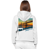 San Francisco California Stamp Hoodie