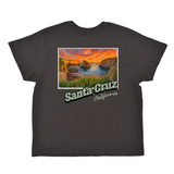 Santa Cruz California Stamp Boyfriend Tee