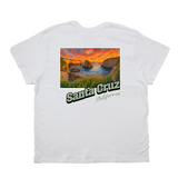 Santa Cruz California Stamp Boyfriend Tee