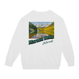 Maroon Bells Colorado Stamp Sweatshirt