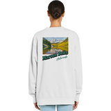 Maroon Bells Colorado Stamp Sweatshirt
