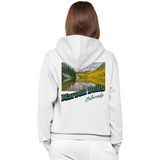 Maroon Bells Colorado Stamp Hoodie