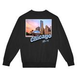Chicago Illinois Stamp Sweatshirt