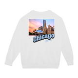 Chicago Illinois Stamp Sweatshirt