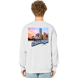 Chicago Illinois Stamp Sweatshirt