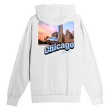 Chicago Illinois Stamp Hoodie