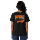 Chicago Illinois Stamp Boyfriend Tee