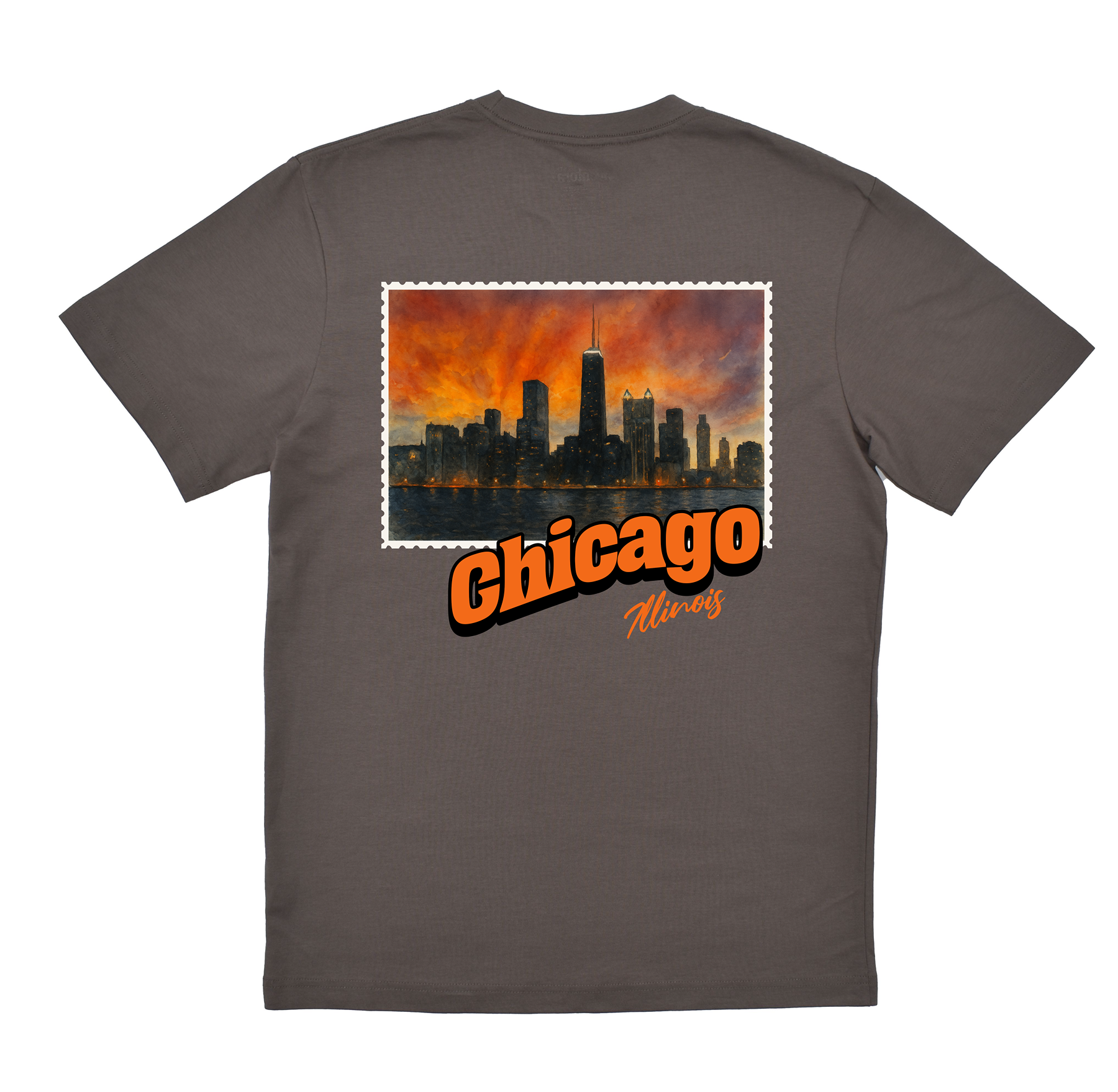 Chicago Illinois Stamp Core Tee