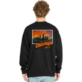 Chicago Illinois Stamp Sweatshirt