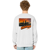Chicago Illinois Stamp Sweatshirt