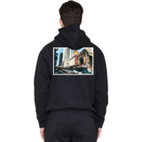 Chicago Illinois Stamp Hoodie