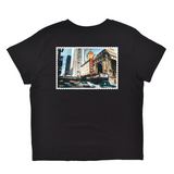 Chicago Illinois Stamp Boyfriend Tee