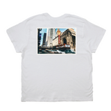 Chicago Illinois Stamp Boyfriend Tee