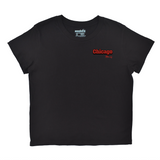 Chicago Illinois Stamp Boyfriend Tee