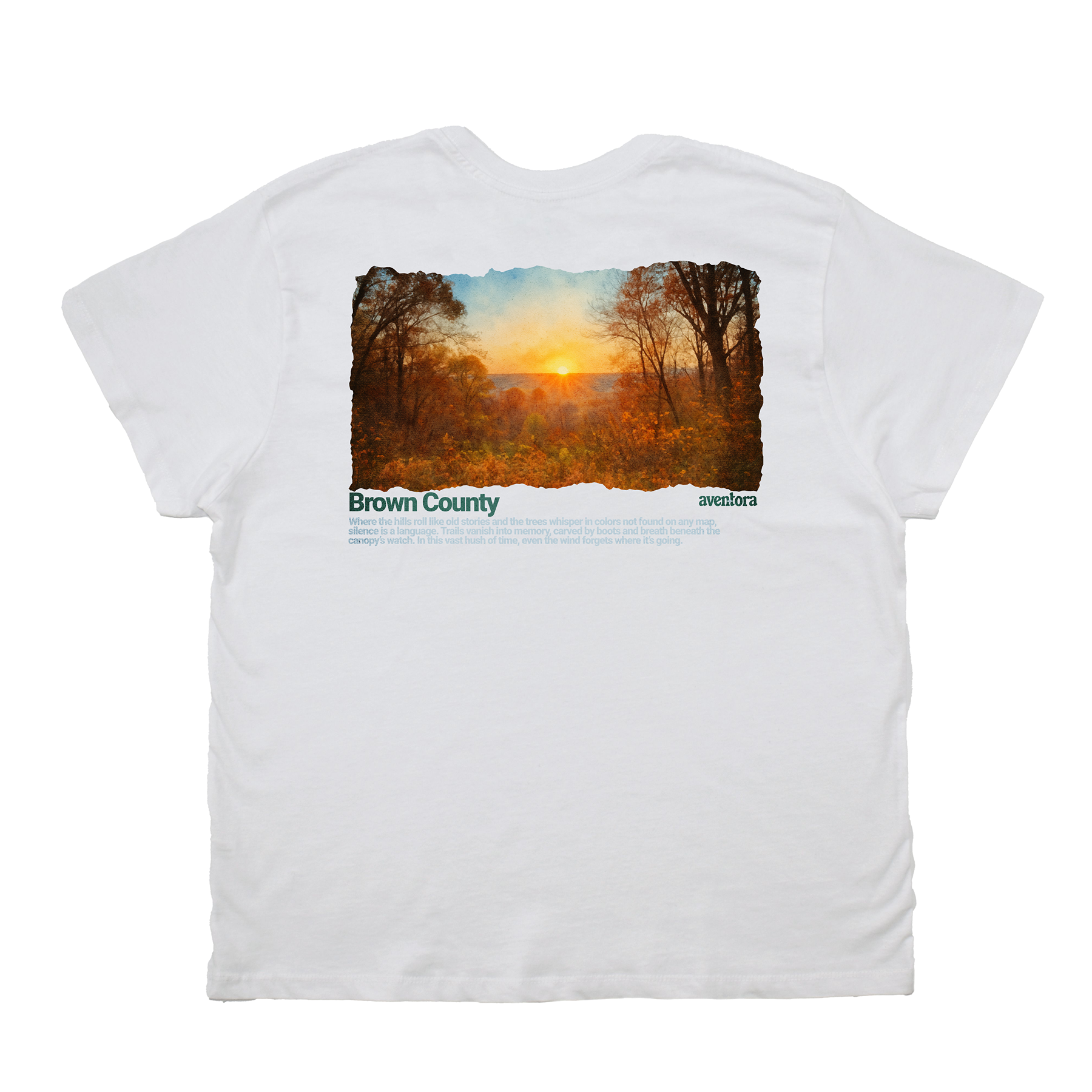 Brown County Indiana Boyfriend Tee