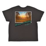 Brown County Indiana Stamp Boyfriend Tee