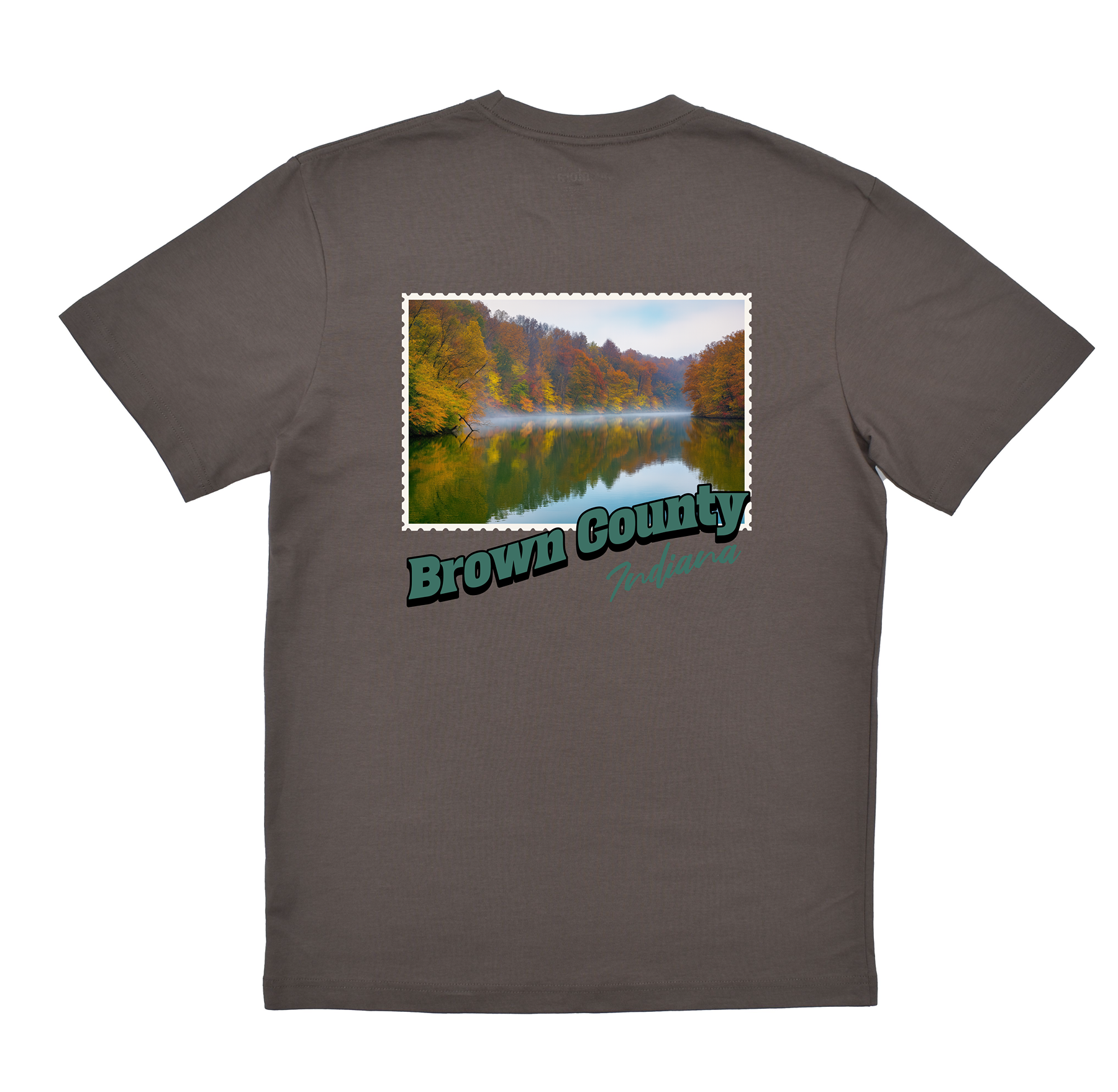 Brown County Indiana Stamp Core Tee