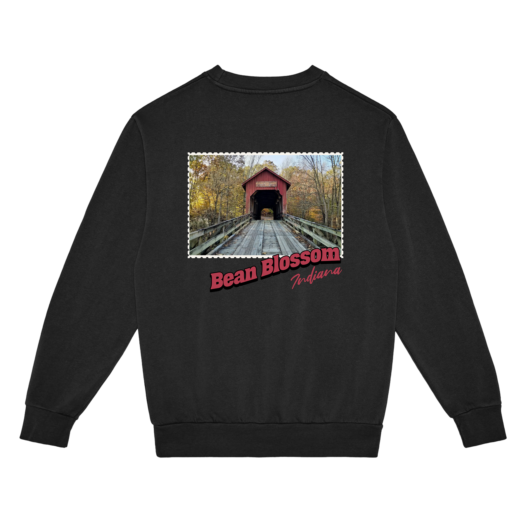 Bean Blossom Indiana Stamp Sweatshirt