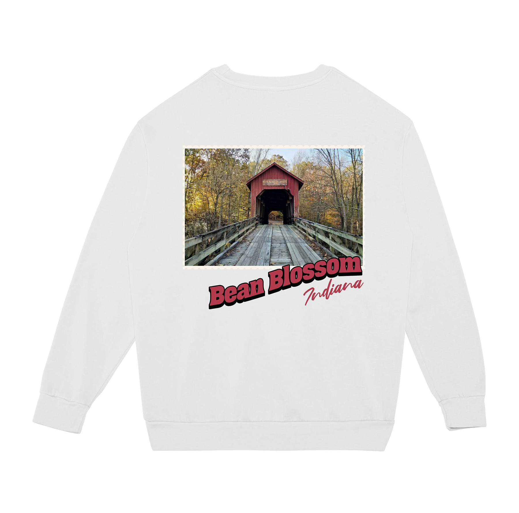 Bean Blossom Indiana Stamp Sweatshirt
