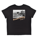 Brown County Indiana Stamp Boyfriend Tee