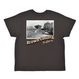 Brown County Indiana Stamp Boyfriend Tee