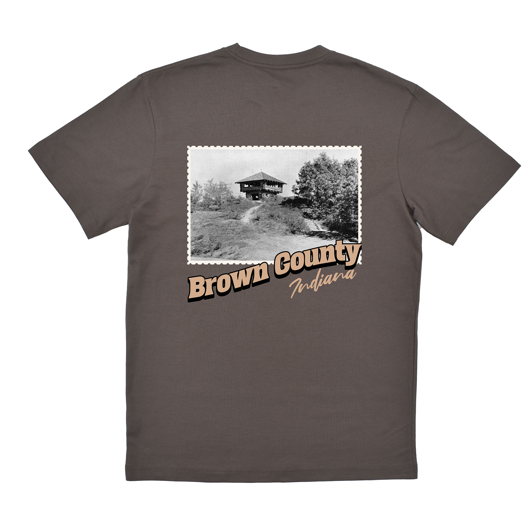 Brown County Indiana Stamp Core Tee