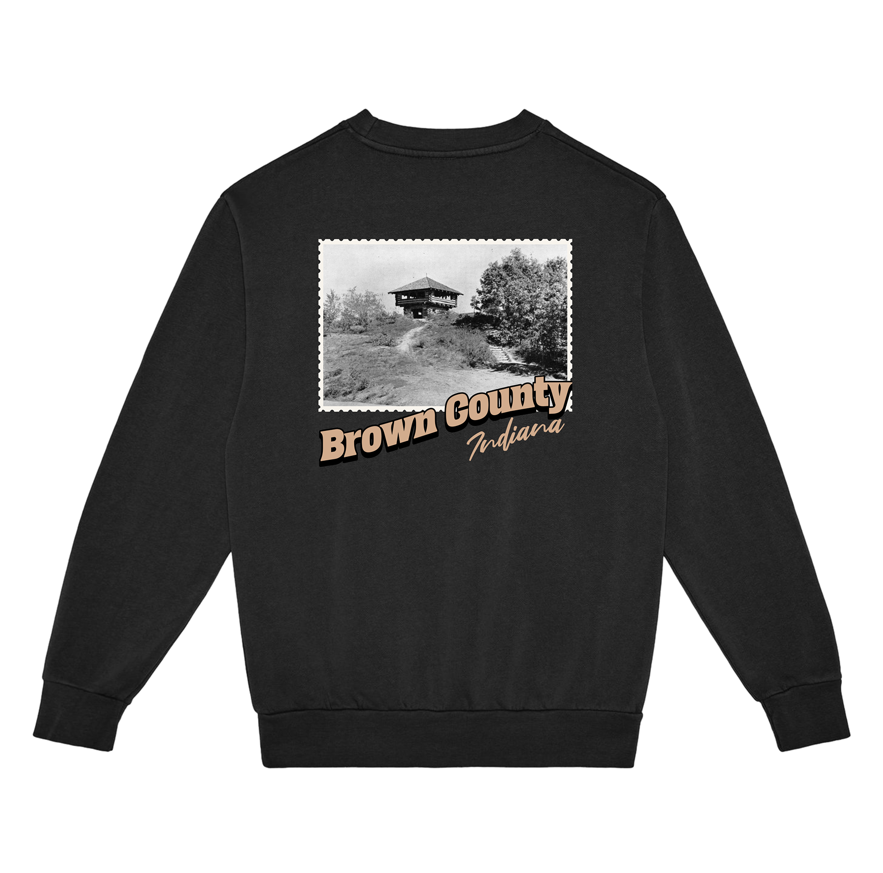 Brown County Indiana Stamp Sweatshirt