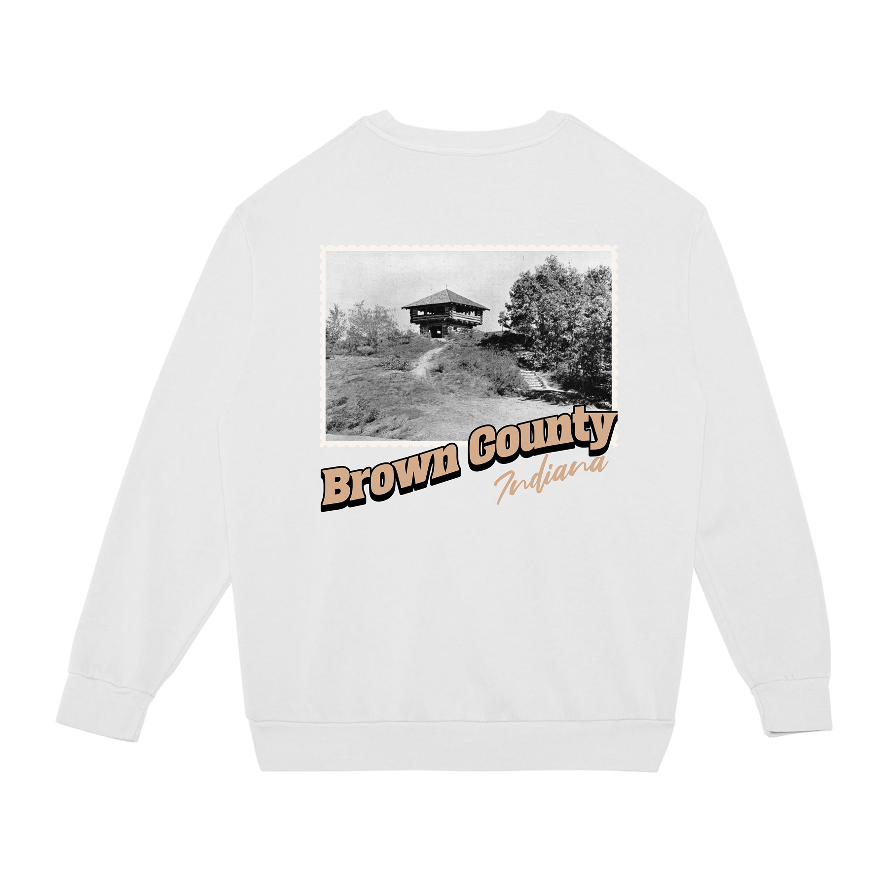 Brown County Indiana Stamp Sweatshirt