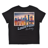 Louisville Kentucky Stamp Boyfriend Tee