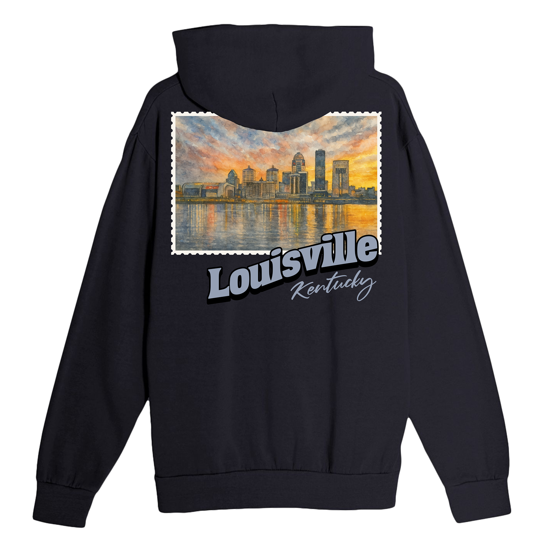 Louisville Kentucky Stamp Hoodie