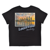 Louisville Kentucky Stamp Boyfriend Tee