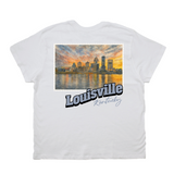 Louisville Kentucky Stamp Boyfriend Tee