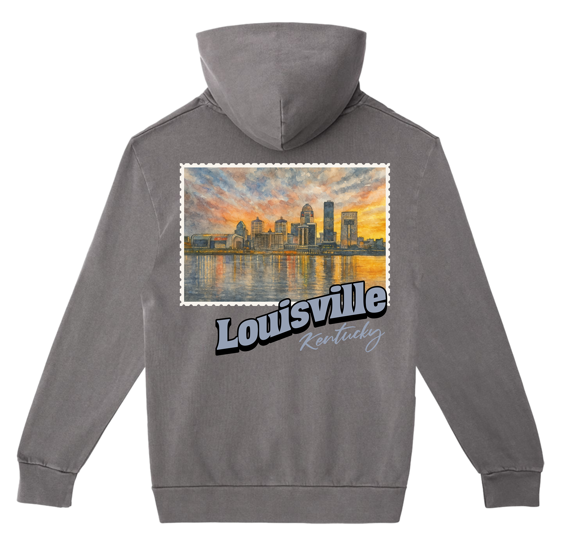 Louisville Kentucky Stamp Hoodie