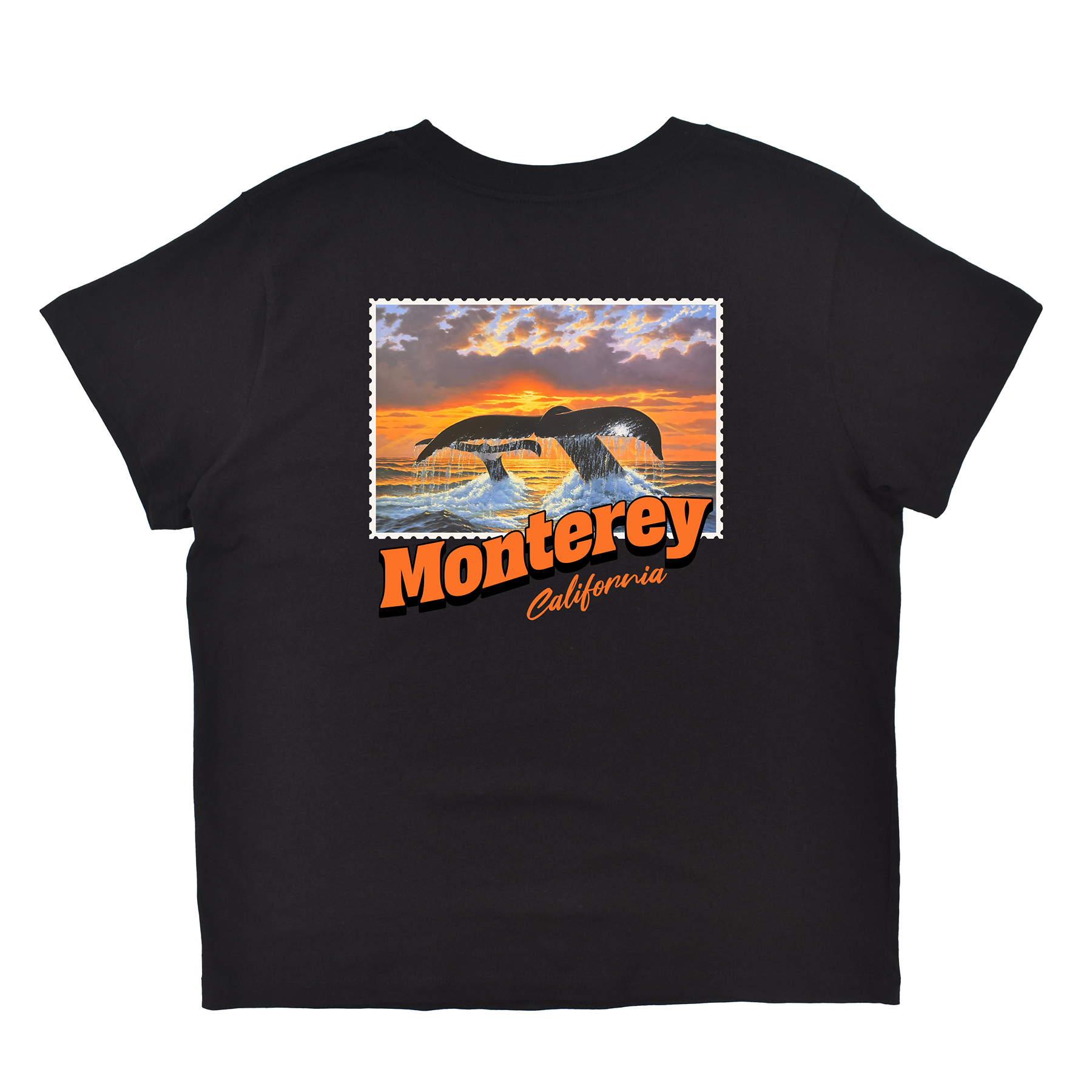 Monterey California Stamp Boyfriend Tee
