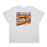 Monterey California Stamp Boyfriend Tee
