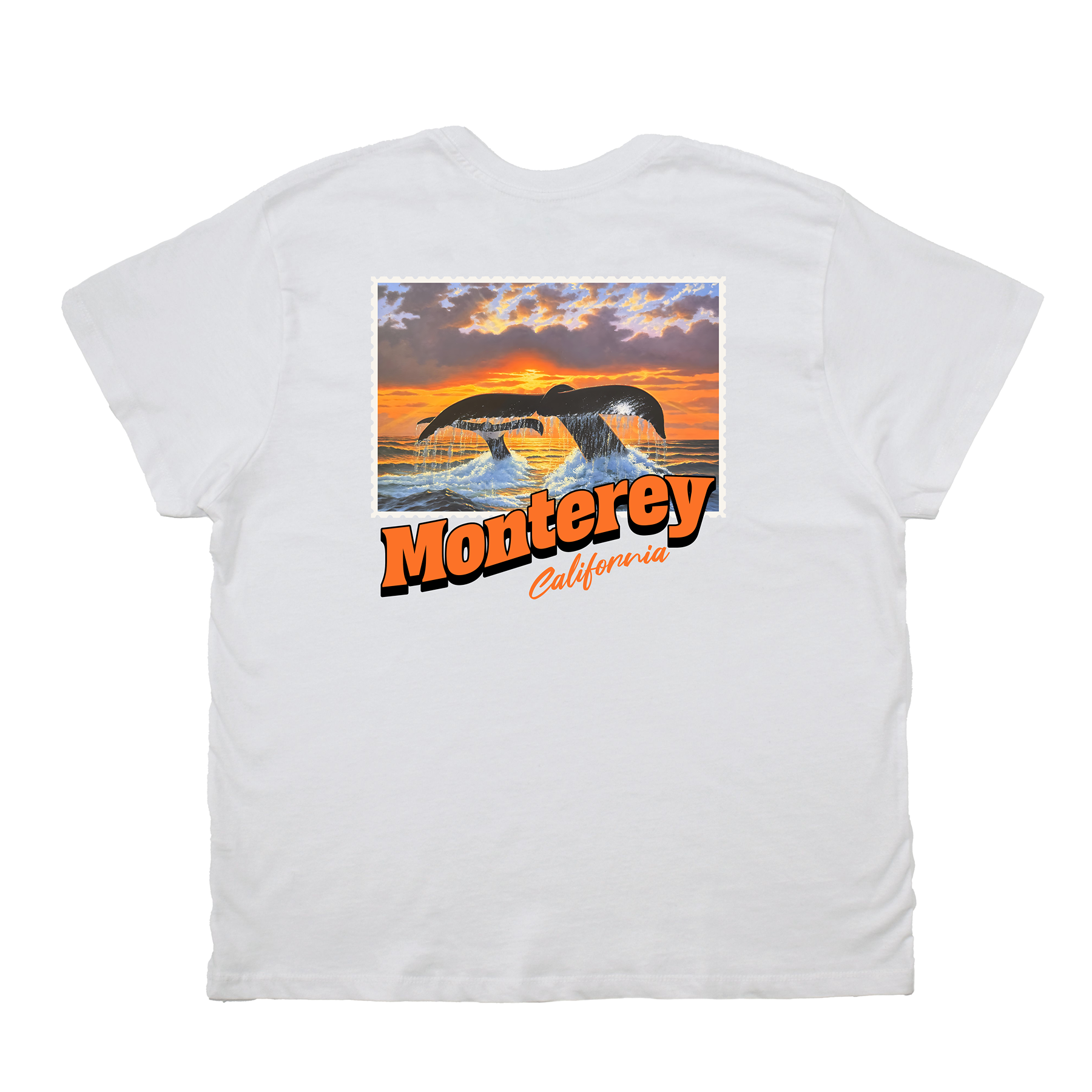 Monterey California Stamp Boyfriend Tee