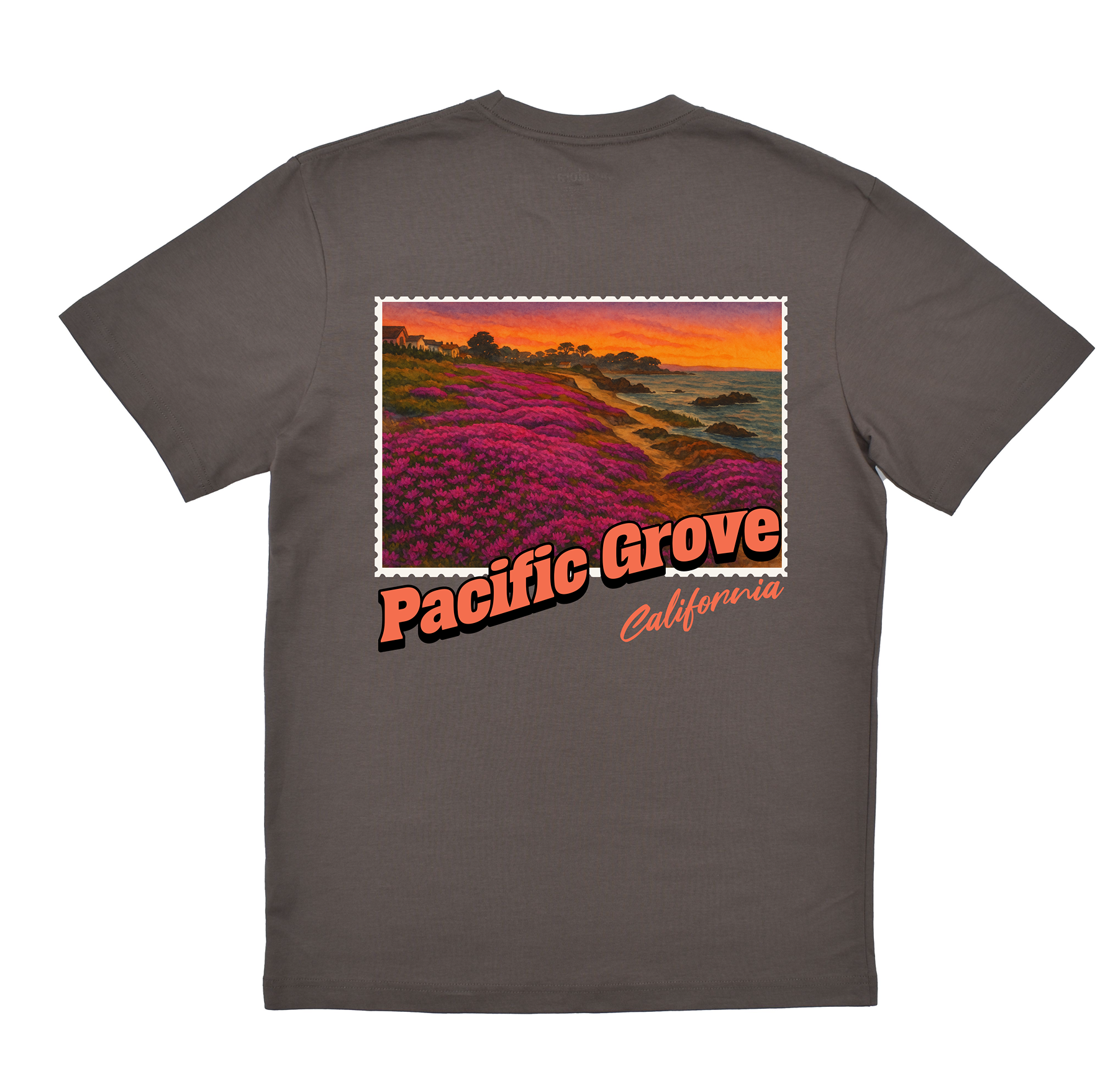 Pacific Grove California Stamp Core Tee