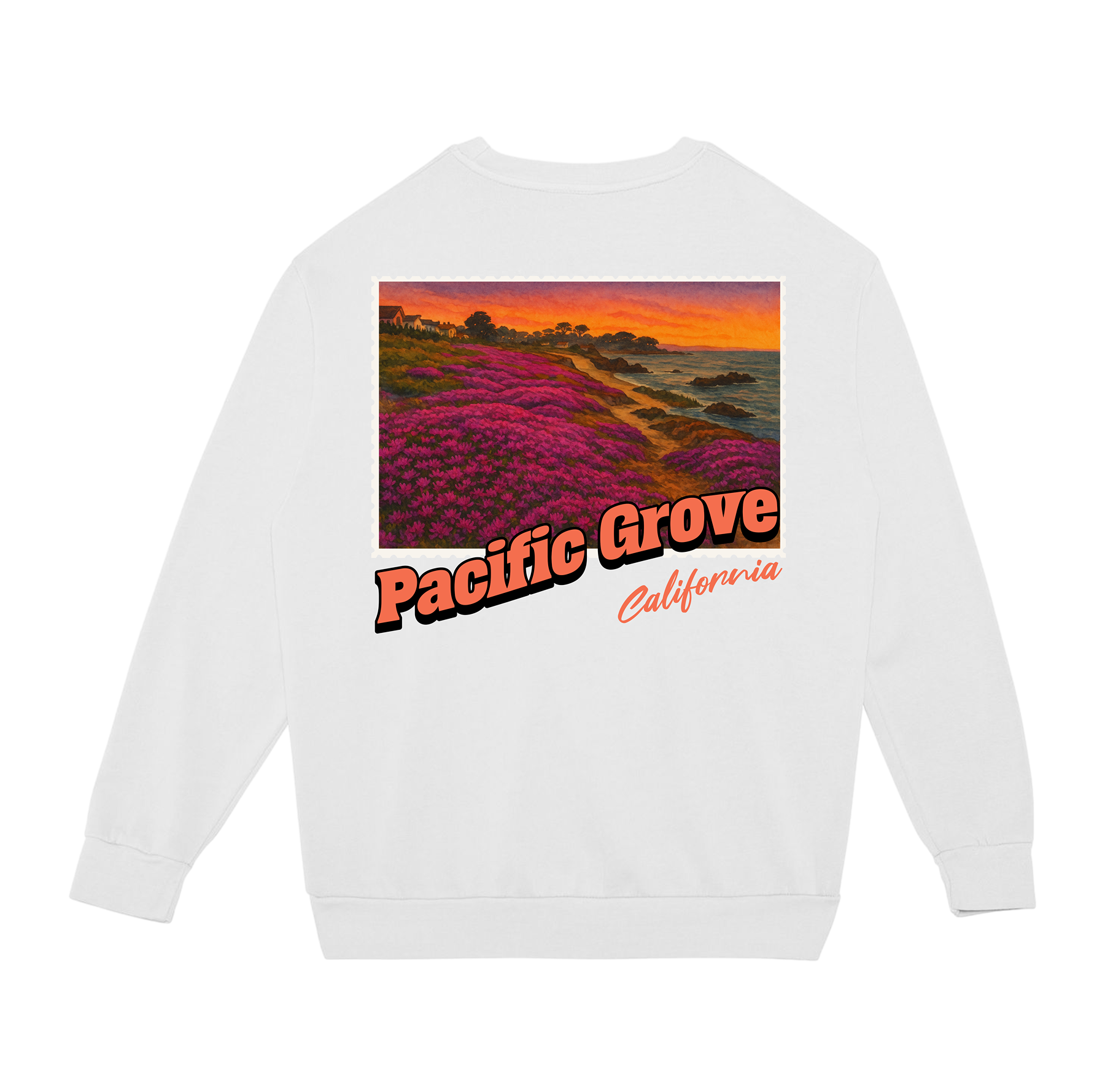 Pacific Grove California Stamp Sweatshirt