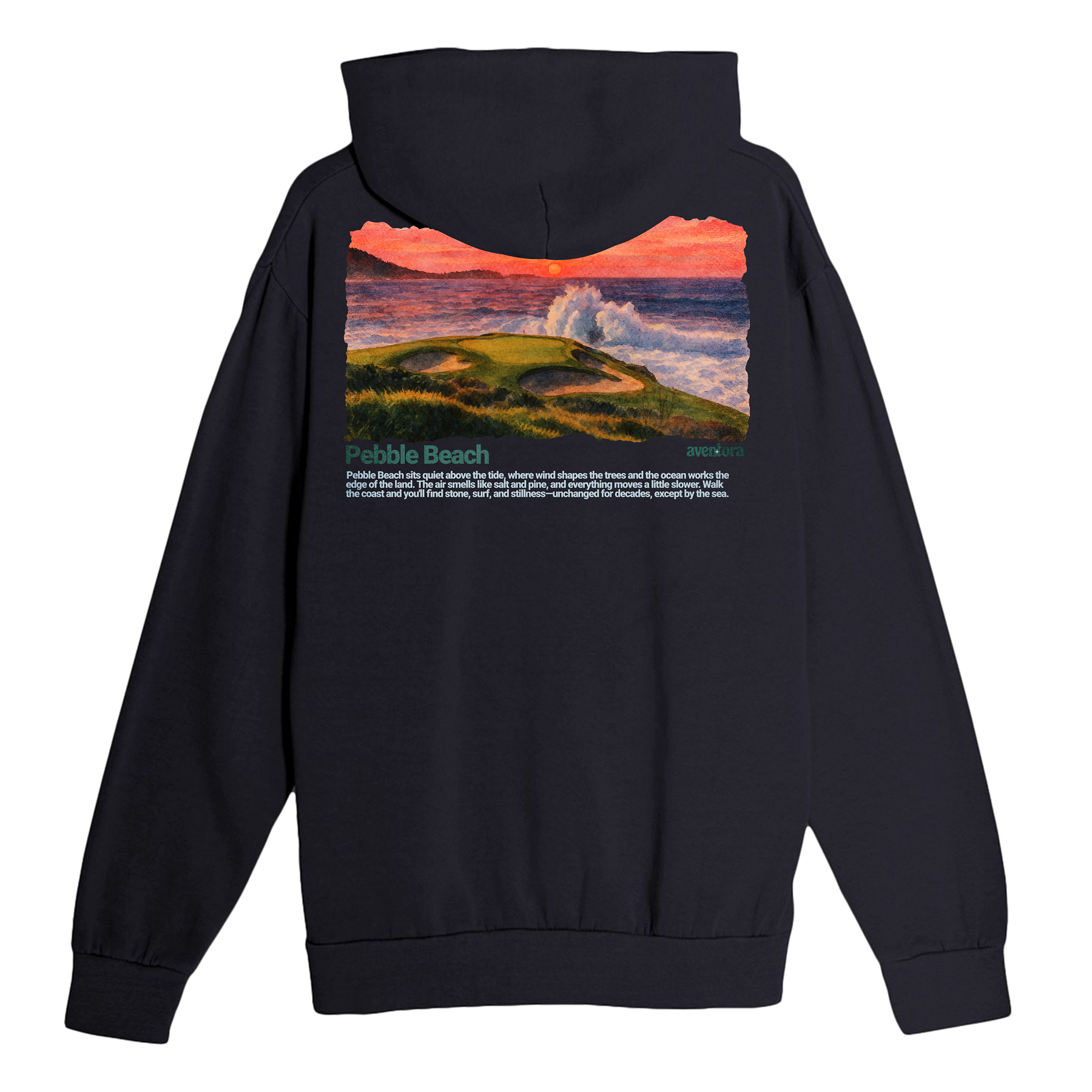 Pebble Beach California Hoodie