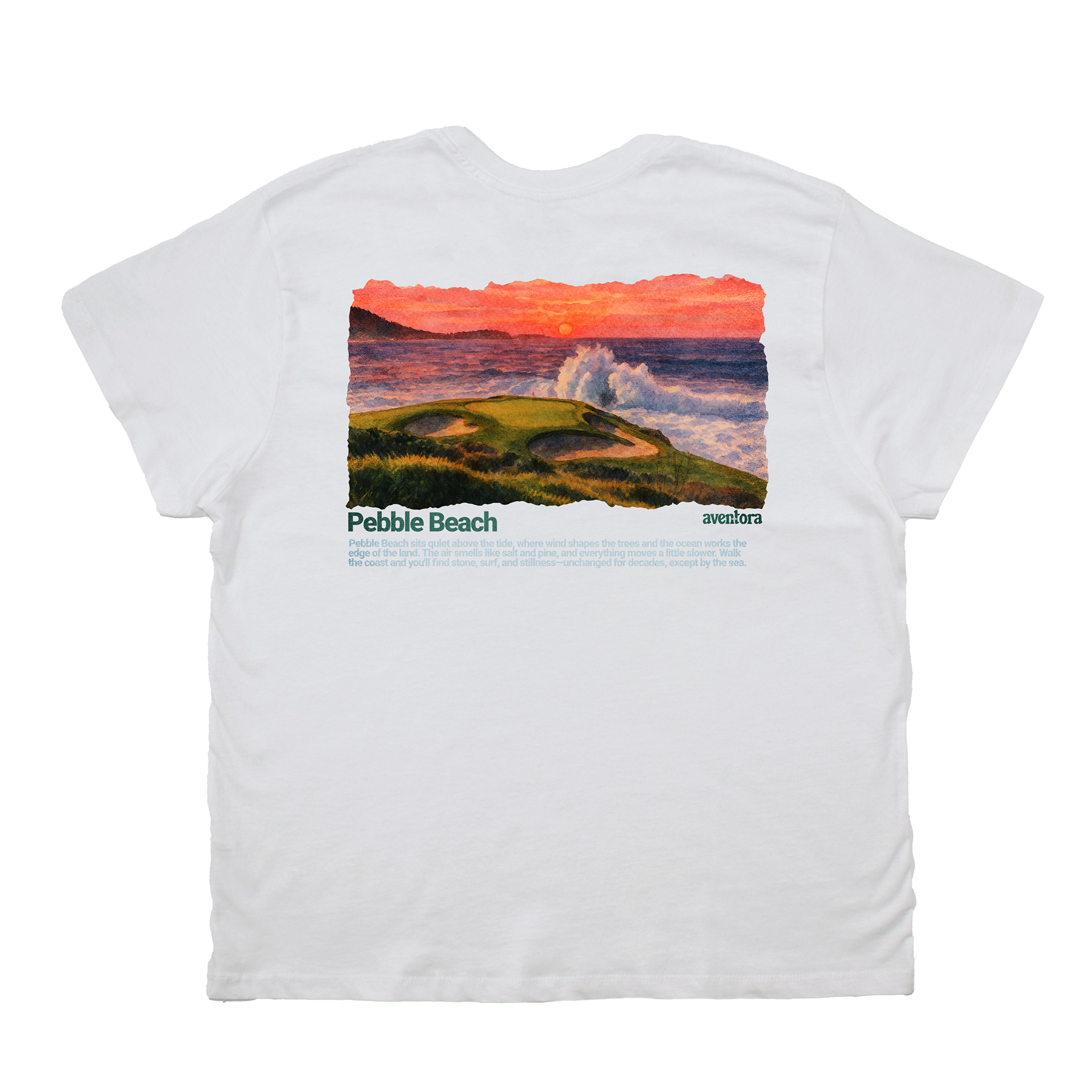 Pebble Beach California Boyfriend Tee