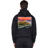 Pebble Beach California Stamp Hoodie
