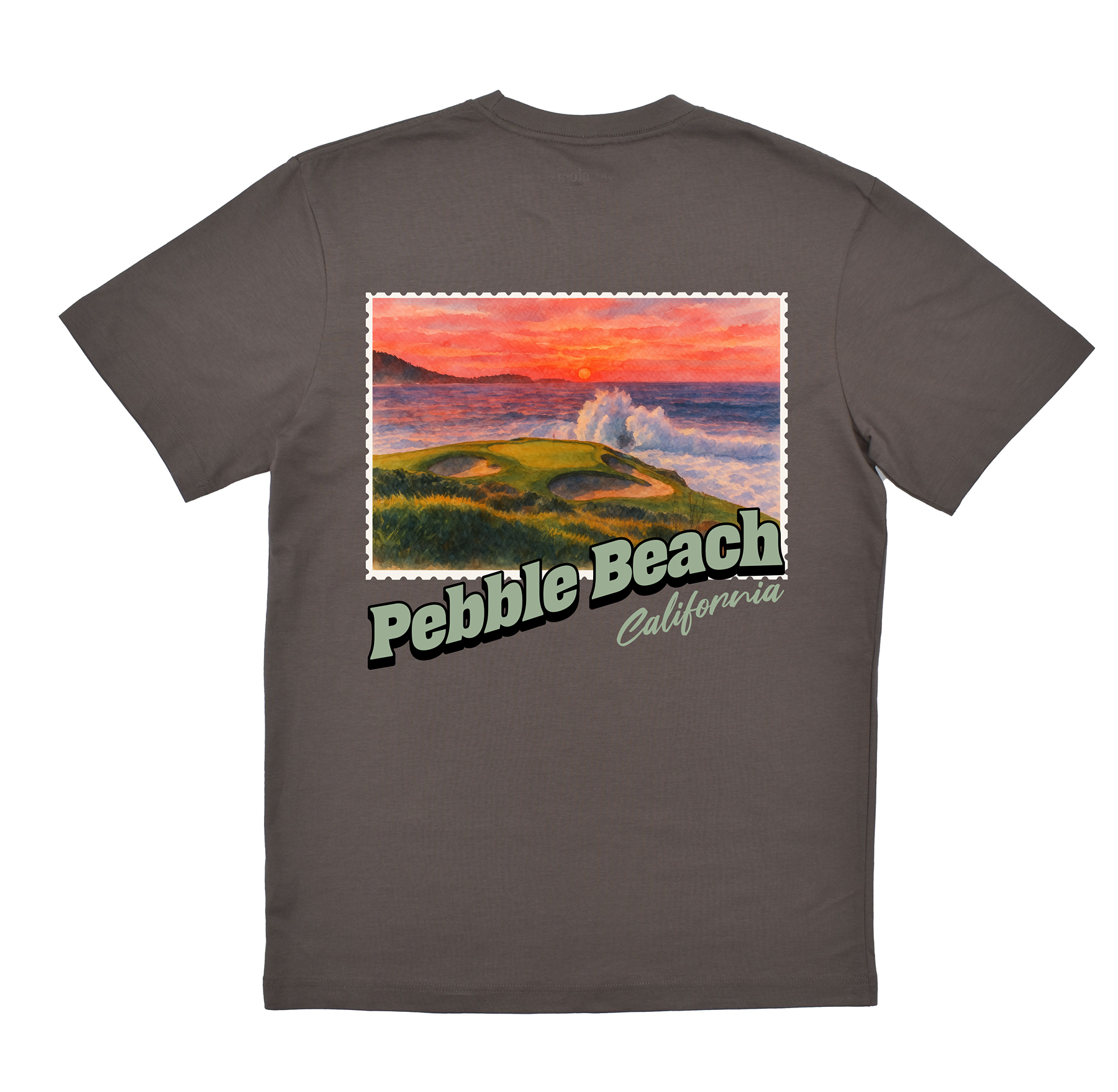 Pebble Beach California Stamp Core Tee
