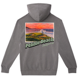 Pebble Beach California Stamp Hoodie