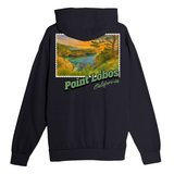 Point Lobos California Stamp Hoodie