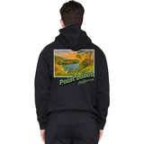 Point Lobos California Stamp Hoodie
