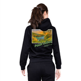 Point Lobos California Stamp Hoodie