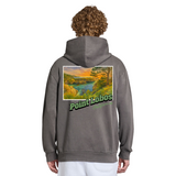 Point Lobos California Stamp Hoodie